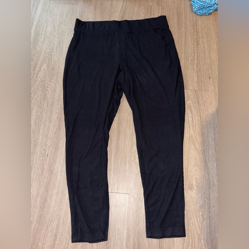 Soma Women's Ribbed Black Joggers XL